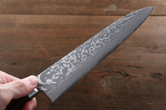 Yoshimi Kato VG10 nickel Damascus Gyuto Japanese Chef Knife 180mm - Japanny - Best Japanese Knife