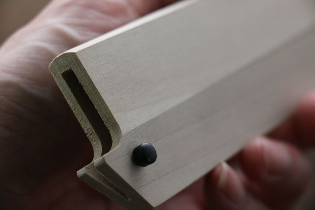 Saya Sheath for Kiritsuke Yanagiba Knife with Plywood Pin 240mm - Japanny - Best Japanese Knife