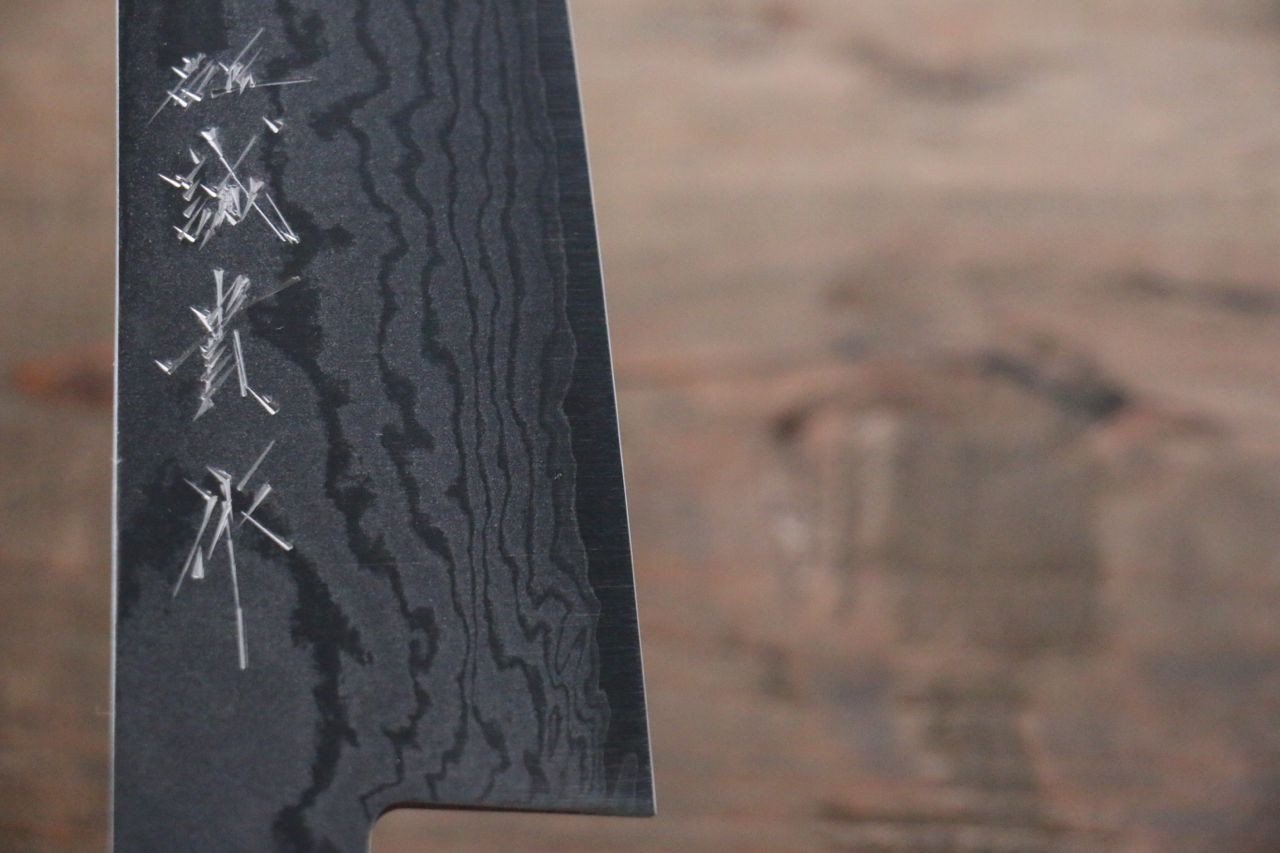 Shigeki Tanaka VG10 17 Layer Damascus Gyuto  210mm Red Pakka wood Handle - Japanny - Best Japanese Knife