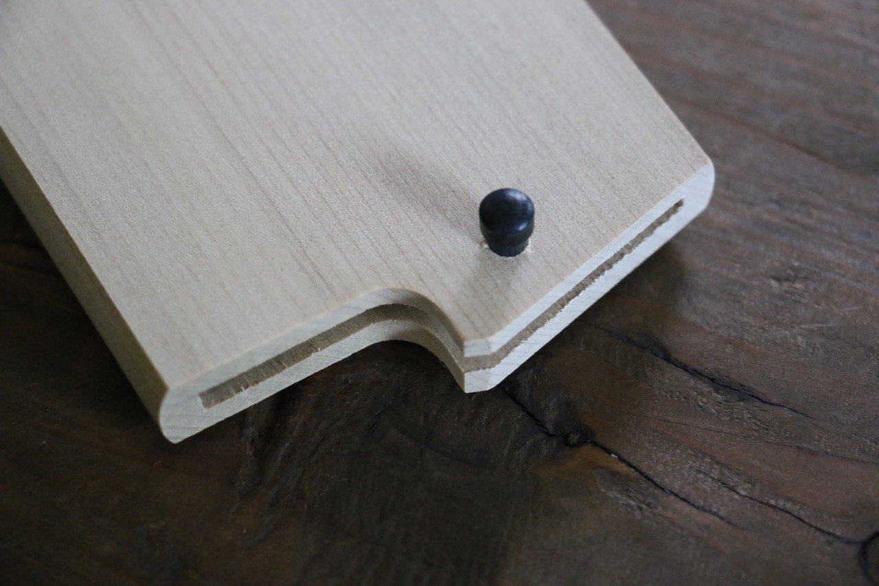 Saya Sheath for Nakiri Knife with Plywood Pin (Sho) - Japanny - Best Japanese Knife