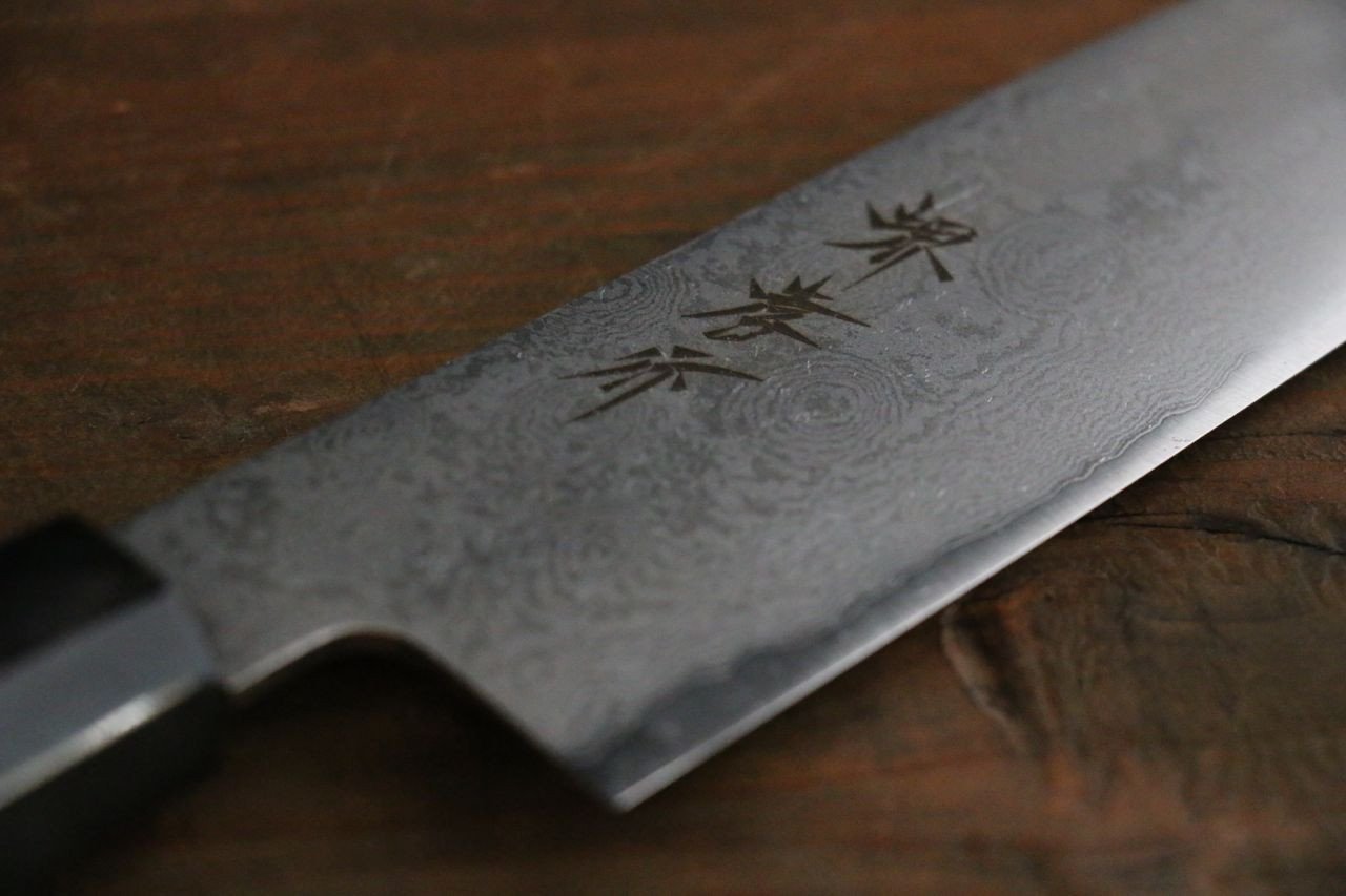 Sakai Takayuki Silver Steel No.3 Damascus Santoku 180mm - Japanny - Best Japanese Knife