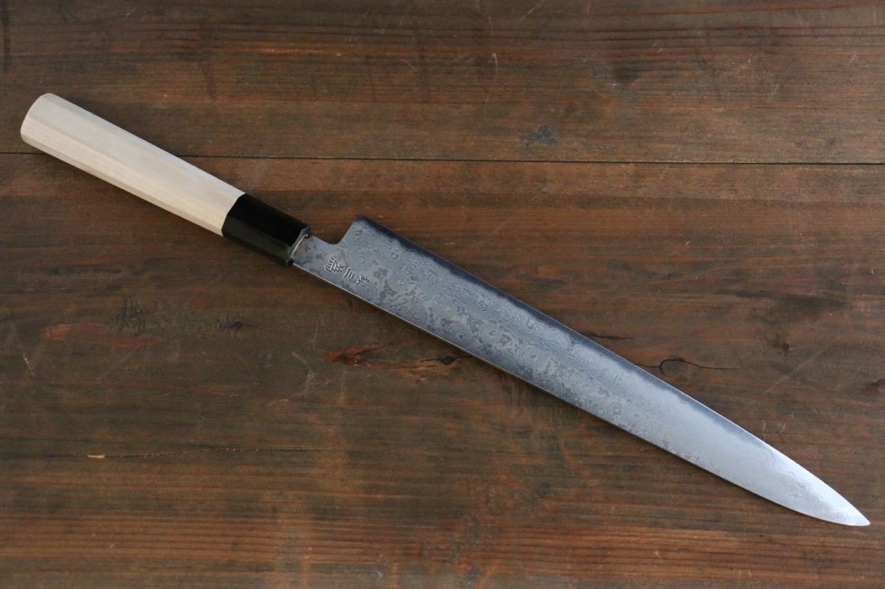 Sakai Takayuki Silver Steel No.3 Damascus Sujihiki 240mm - Japanny - Best Japanese Knife